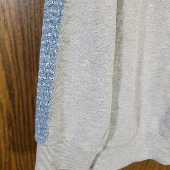 Maurices Grey and Blue Up To Snow Good Sweatshirt Size Medium - Picture 7 of 8